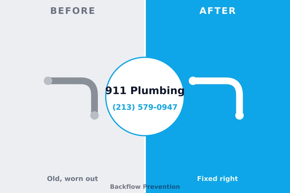 Before and after: plumbing repair Anton, TX